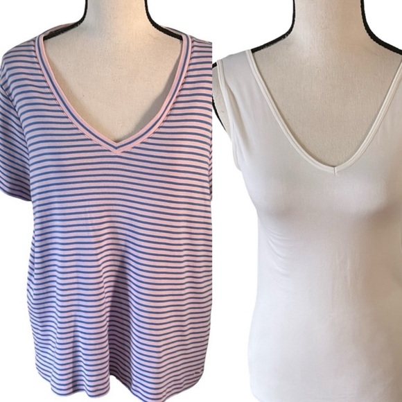 Vineyard Vines & Ellen Tracy Tops - Vineyard Vines Tee & Ellen Tracy Tank Bundle 2 Tops Shirts Size XL